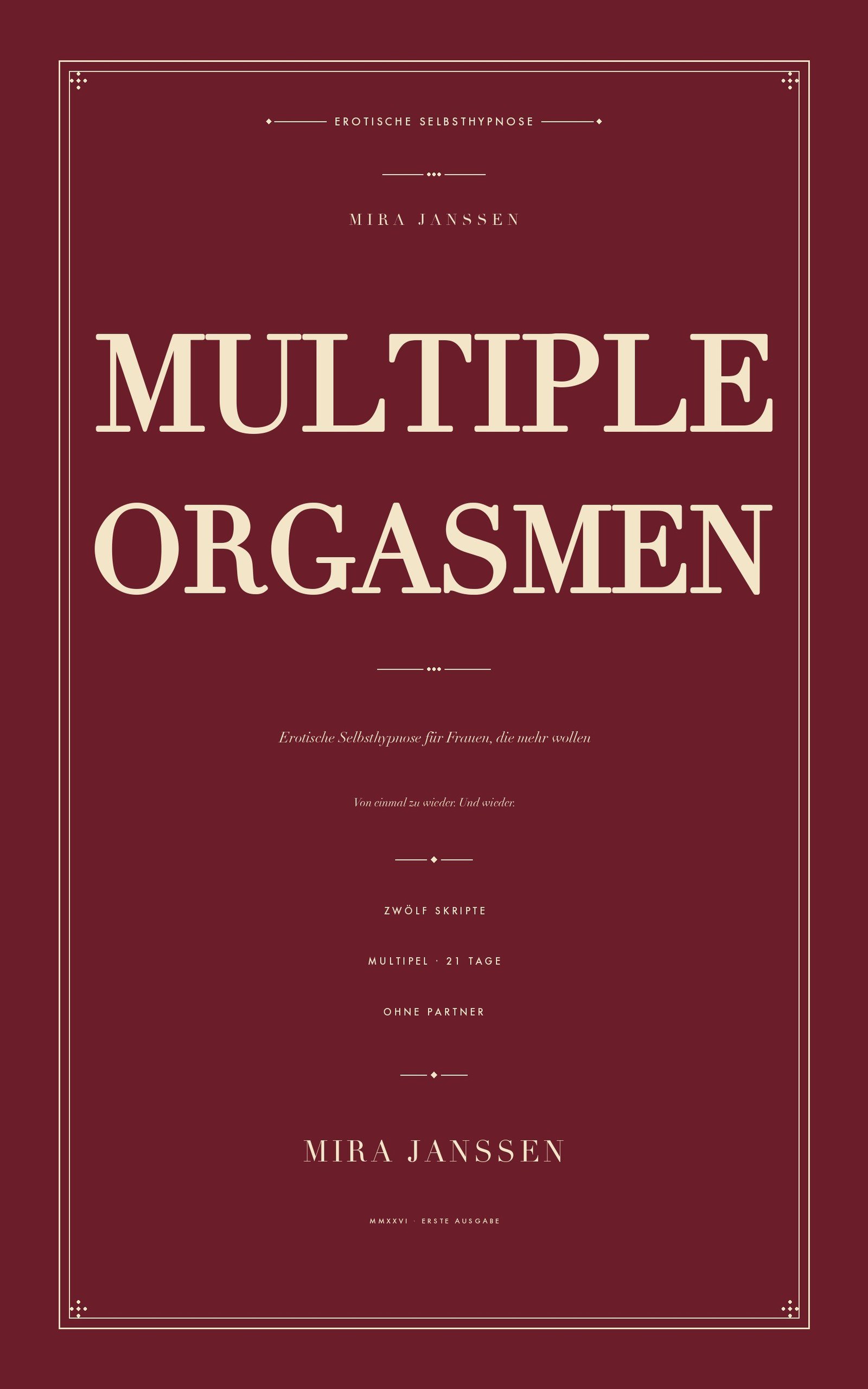 Cover: Multiple Orgasmen von Mira Janssen