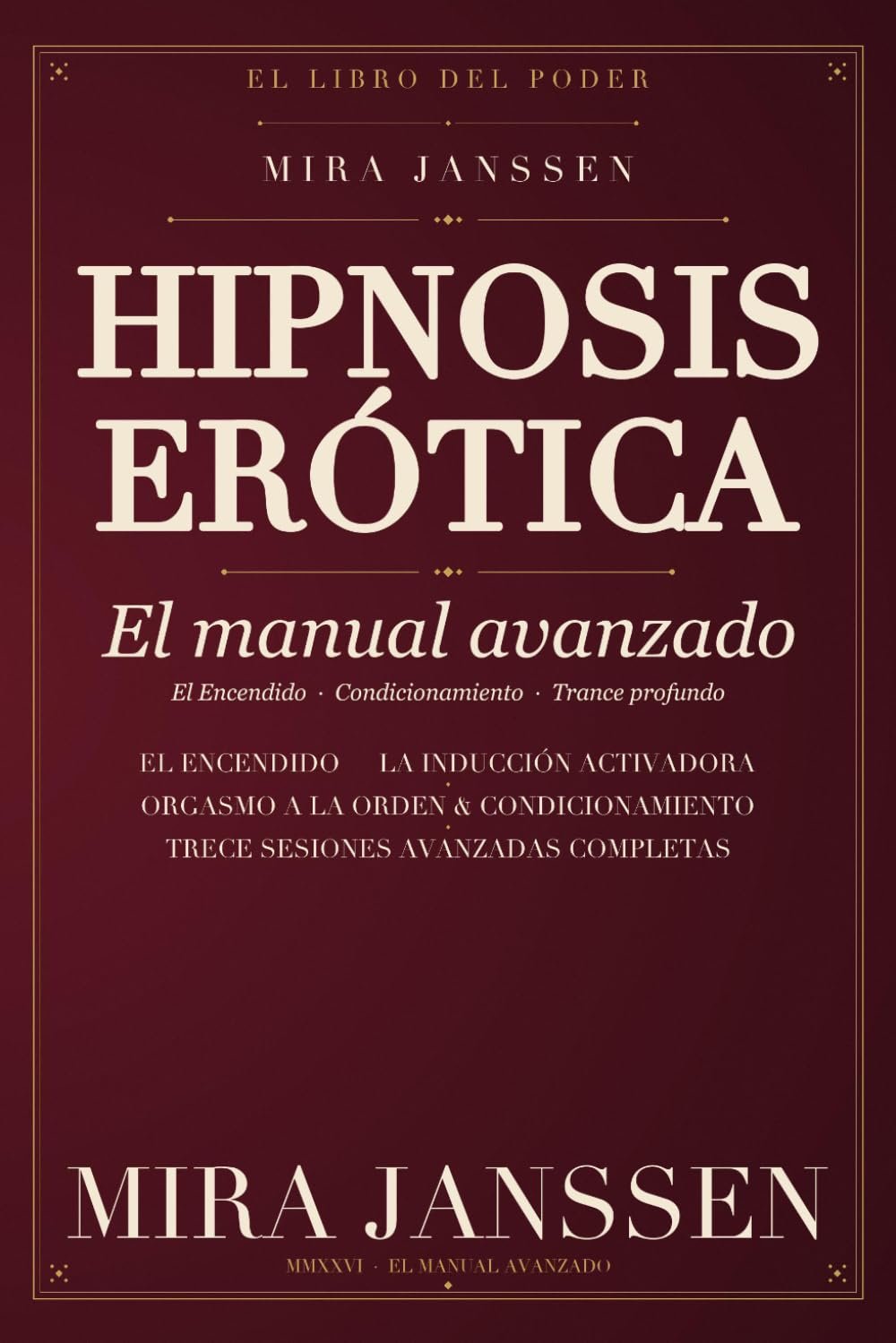Cover: Hipnosis erótica: El manual avanzado